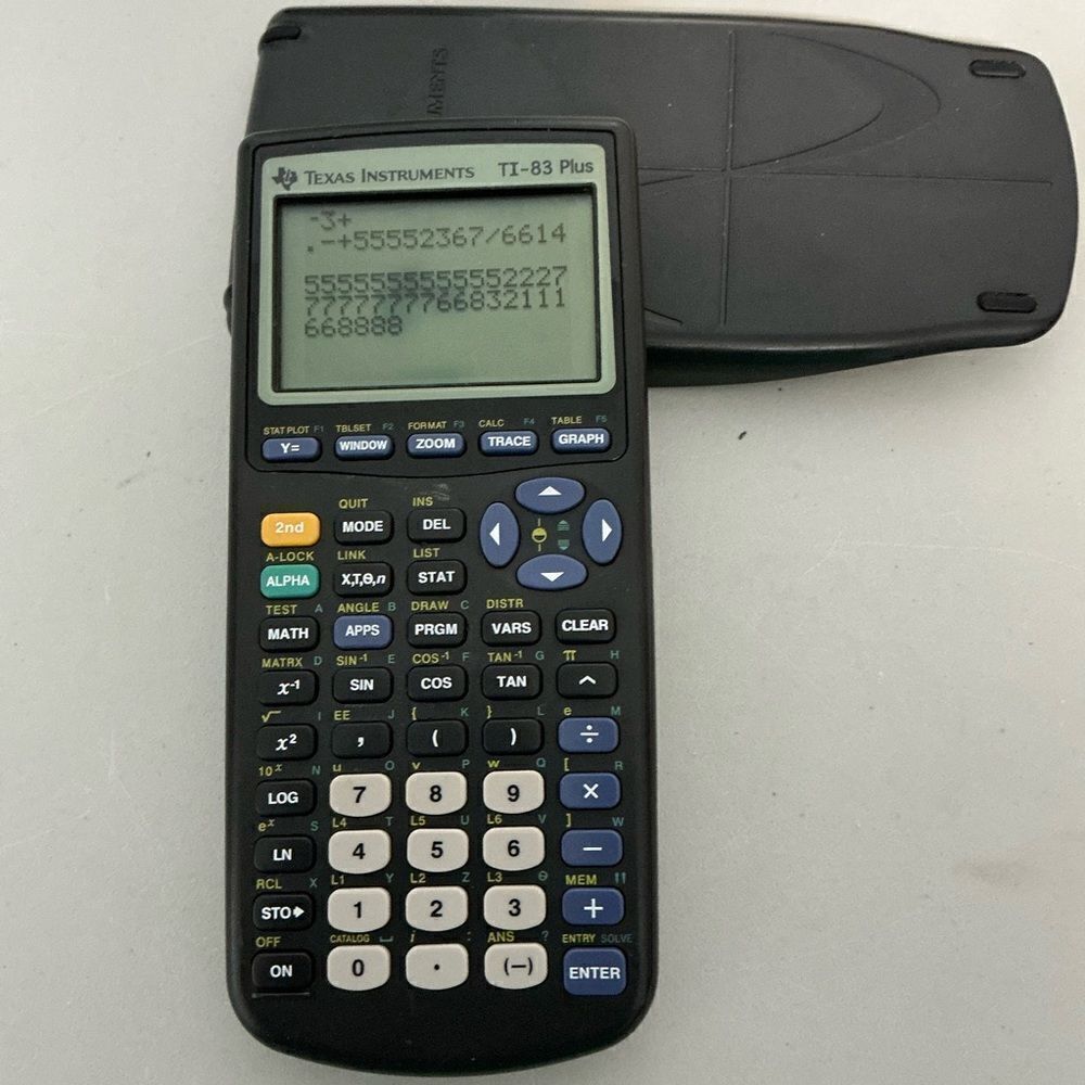 Texas Instruments- TI-83PLUS Programmable Graphing Calculator- - Picture 3 of 8
